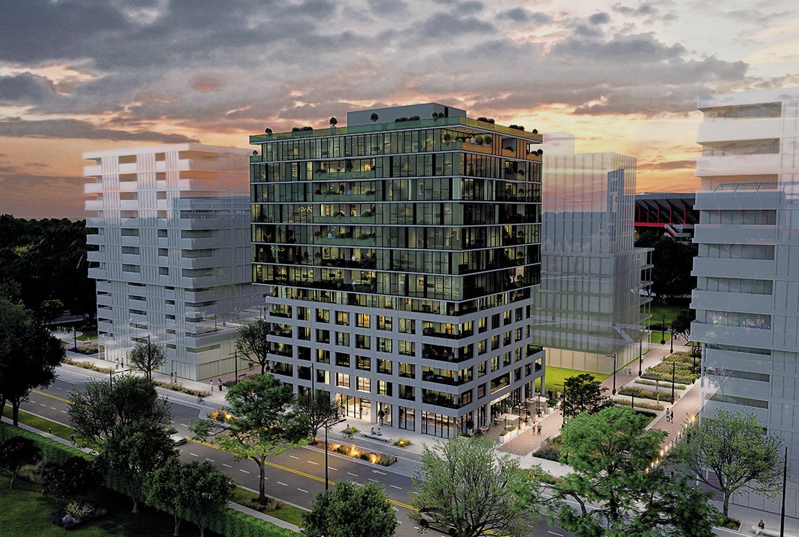 Citadel Innovación al atardecer